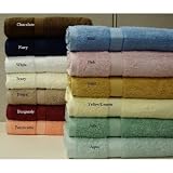 Set of 2-pc Solid Jade Terry Bath Sheet Towel 100% Egyptian Cotton By Sheetsnthings