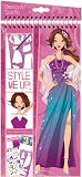Style Me Up Fashion Sketchbook Kit-Glamorous Nights