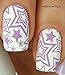 Born Pretty Nail Art Stamping Template Image Plate Star Flower BP64