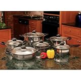 Wyndham House 12 Piece Stainless Steel Cookware Set