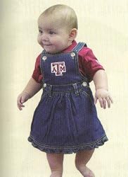 Collegiate Denim Jumper Dress