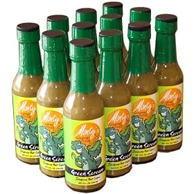 Full Case of the Award Winning Monty's Gourmet Green Scream Hot Sauce - Super Value Priced! A Great Collectible Label with the Character Design of Artist Dave Kellet of Sheldon Comics Fame. This Full Case Gives You Enough To Sell Some To Pay For What You Want to Eat. The Finest Green Jalapeno Sauce Ever Put In a Jar!