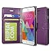 INVELLOP iPhone 6 case, iPhone 6S case, Purple iPhone 6 6S case Cover Slim Leather Wallet case iPhone 6 6S 4.7