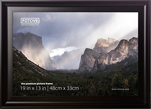4 Pack of Fotove Elegance Picture Photo Frames (13 in x 19 in, Black)
