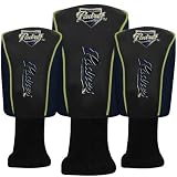 San Diego Padres Black Three-Pack Golf Club Headcovers