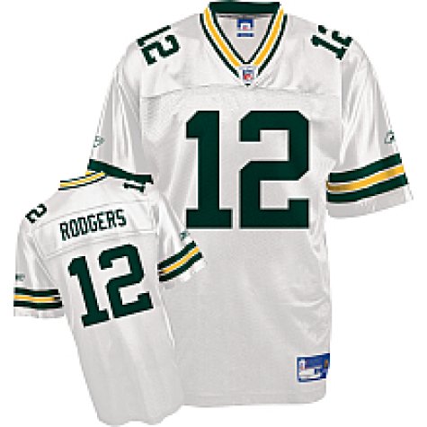 Mens Green Bay Packers #12 Aaron Rodgers Road Premier Jersey - XL