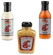 Washington State University - Wing Sauce, Blue Cheese Dip & Mustard Deli Pack (Set of 3)