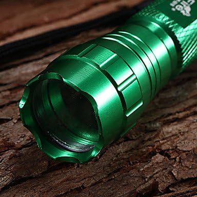 wF-501B Rechargeable1-Mode 1xCree XR-E Q5 Waterproof Purple Light Bike Lights(1x18650,350LM,Green)