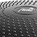 Stability Balance Disc - Fledo Wobble / Wiggle Air Cushion Seating Disk - Core Strength Training and Exercise - Pump Included (Black)