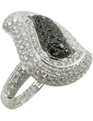 14k White Gold  2.82ctw Diamond Cocktail Ring 17083 Size 7.5