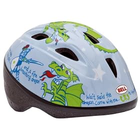 Click here to buy Bell Toddler Zoomer Bike Helmet (Dragon Blue).