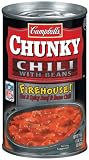 Campbell's Chunky Firehouse Hot & Spicy Chili, 19-Ounce Cans (Pack of 12)