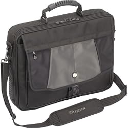 Targus Platinum Blacktop 17" Standard Laptop Case - Notebook carrying case - 17" - gray, black