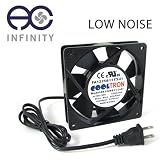 115V AC Cooling Fan. 120mm x 25mm LS with Power Plug