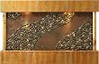 Lightweight NSI Pebble/Slate Medium Sycamore Springs Fountain Patina Copper By Bluworld