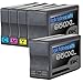 Generic Remanufactured Ink Cartridge Replacement for HP 950XL ( Black,Cyan,Magenta,Yellow , 5-Pack )