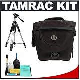 Tamrac 3535 Express 5 Camera Bag (Black) + Tripod + Accessory Kit for Canon Rebel XSi, XS, XTi, 40D, Nikon D40, D60, D80, D200, D300, D700, Olympus Evolt E-410, E-420, E-510, E-520, and Sony Alpha A200, A300, A350, A700 Digital SLR Cameras