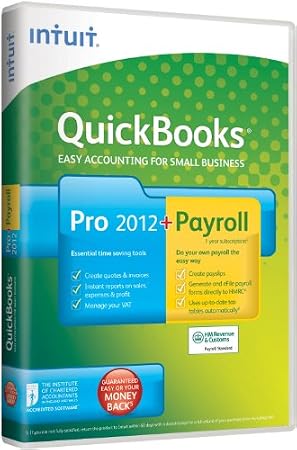QuickBooks Pro 2012, 1 User + Payroll, 1 Year Subscription (PC)