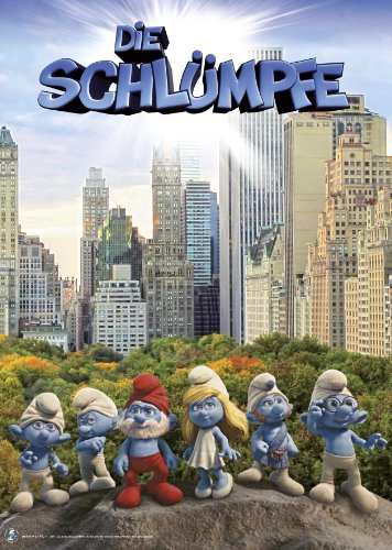 Jumbo 17179 - Die Schl&uuml;mpfe - Film-Puzzle, 500 Teile