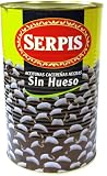 Review Serpis  / Serpis Black Olives Pitted, 4.41-Pound Metal Tin