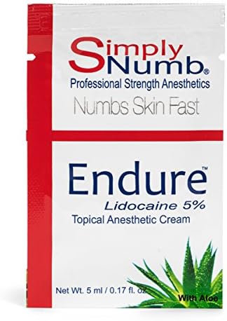 Simply Numb Endure Topical Anesthetic 5%, 5 mL
