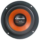 Cadence Acoustics CVL64MB 200 Watt Peak 6.5-Inch 4 Ohm Open Cast Mid-Bass Midrange Speaker (Aluminum)