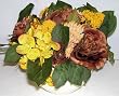Silk English Rose & Hydrangea Artificial Flower Arrangement (#1)