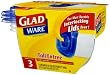 Gladware Tall Entr&eacute;e Food Storage 42-Ounce, 3-Count Packages (Pack of 6)