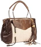 Nanette Lepore 50283 Crochet & Leather Satchel