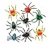 ~ 12 ~ Spiders ~ Approx. 2 Inch Plastic ~ New ~ Science, Insects, Halloween Table Sprinkles
