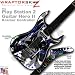 Abstract 02 Blue Skin by WraptorSkinz TM fits PS2 Guitar Hero II ( 2 ) Kramer Guitar Controllers (GUITAR NOT INCLUDED)