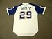 JOHN SMOLTZ Atlanta Braves 1970's Majestic Cooperstown Throwback Home Baseball Jersey, LARGE