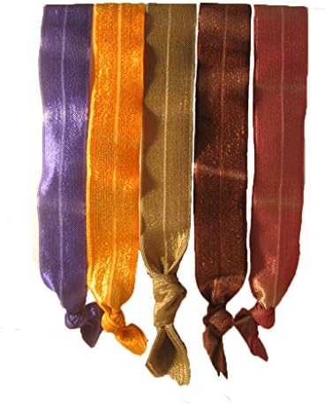 Dye Ties Earth Colored Head Bands - Box of 5