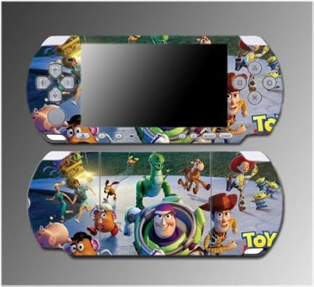 Toy Story Woody Buzz Lightyear Mr Potato Head Game Vinyl Decal Sticker Cover Skin Protector 2 for Sony PSP Slim 3000 3001 3002 3003 3004 Playstation Portable