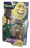 Dreamworks Movie Series Year 2001 "SHREK" 6 Inch Tall Action Figure - PRINCESS FIONA with Leg Kicking Action Plus Tree with Bird and Bird's Nest