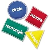 Learning Resources Shape Bean Bags, 8 Pieces