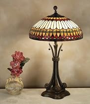 Quoizel West End Tiffany 2-Light Table Lamp