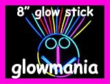 100 tri colour glow stick bracelets