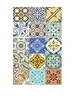 Huella deco Felpudo de Vinilo (Cielo/Multicolor)