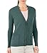 Wool Overs Women's Lambswool V Neck Cardigan