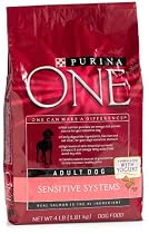 Purina One Dog Food Sensitive Systems, 4-Pound Bags (Pack of 6)