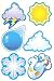 WEATHER SYMBOLS/MINI VARIETY PACK C A MINI ACCENTS