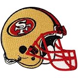 1 X San Francisco 49ers Helmet Logo Iron Patches
