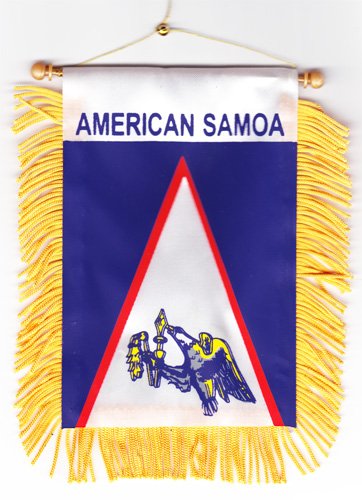 American Samoa - Window Hanging Flags