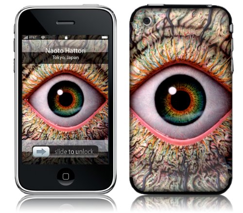 Msic Skins iPhone 3G/3GS用フィルム  Naoto Hattori – The Great Eye  iPhone 3G/3GS  MSATIP3G0043
