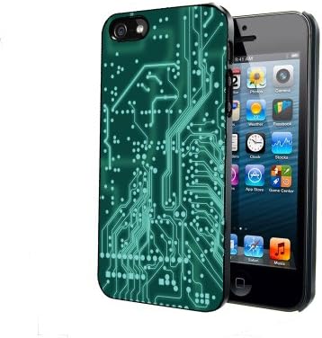 Circuit Board Green iPhone 5 5s Hard Case