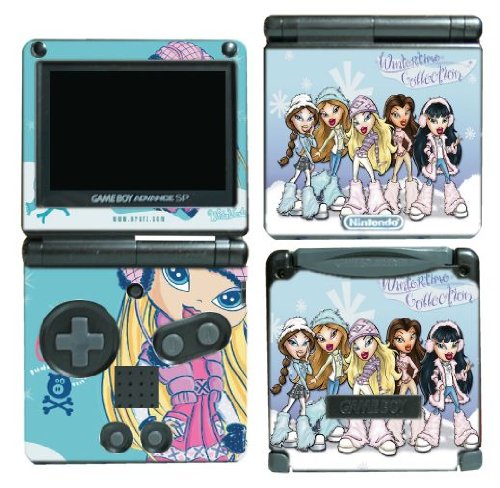 Bratz Dolls Fashion game Vinyl Decal Skin Protector Cover 16 for Nintendo GBA SP Gameboy Advance