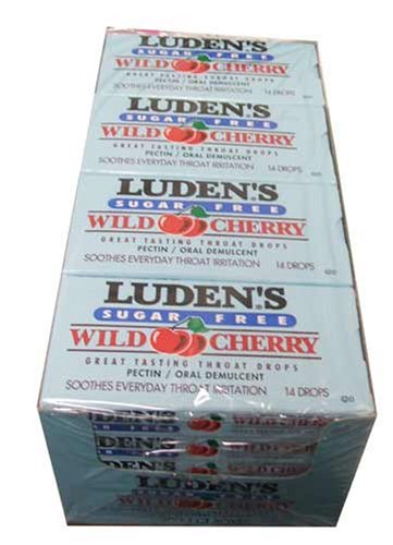 Ludens Sugar Free Wild Cherry Flavored Cough Drops by Luden's