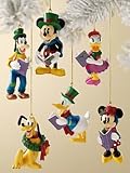 Image of Disney Mickey Carolers & Friends Storybook Ornaments Disney Characters