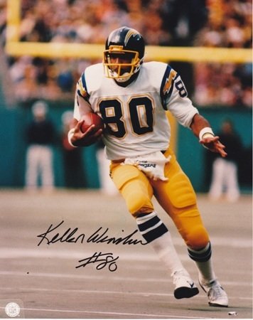 Kellen Winslow Autographed/Hand Signed San Diego Chargers 8x10 Photo